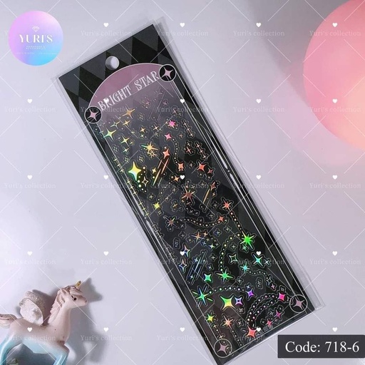 [718-6] Bright Star sticker