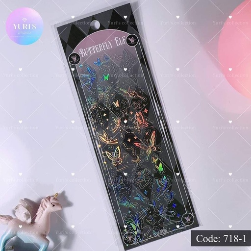 [718-1] Butterfly Elf sticker