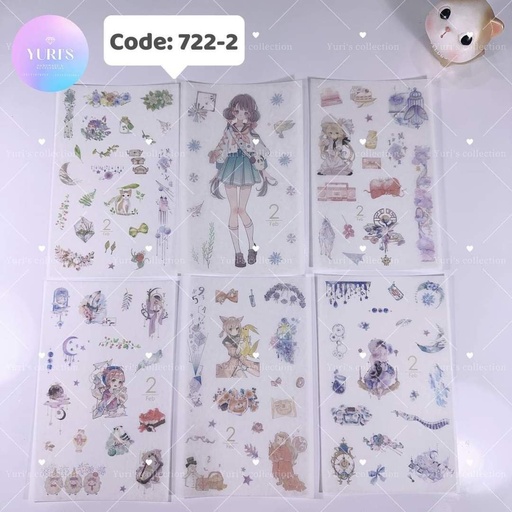 [722-2] Sticker Pack \ Girl 