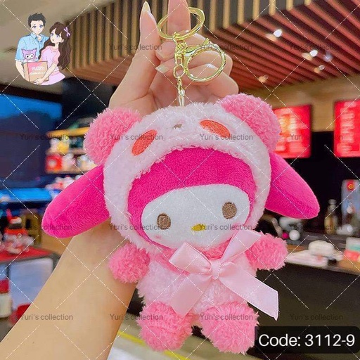 [3112-9] Mymelody Plush Keychain 