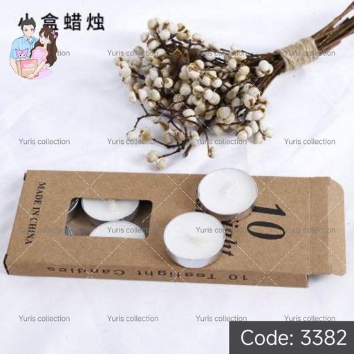 [3383-2] Candle Tea Light (10pcs)