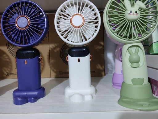 [3781-2] Battery Fan % (White)