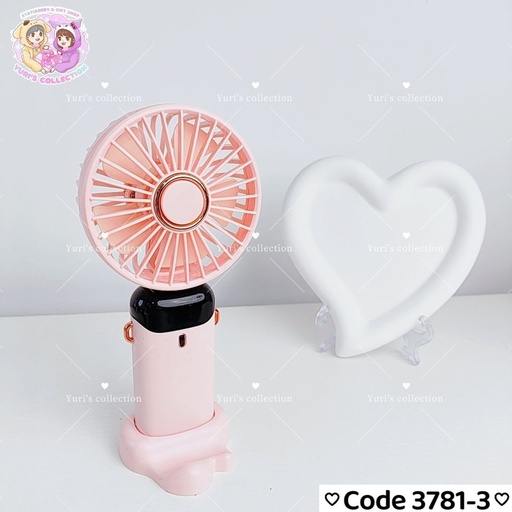 [3781-3] Battery Fan % (Pink)