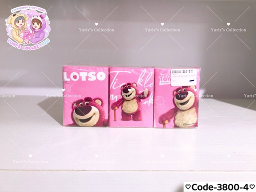 [3800-4] License Mini Tissue Pack \ Lotso (9pcs)