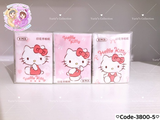 [3800-5] License Mini tissue pack \ HK (9pcs)