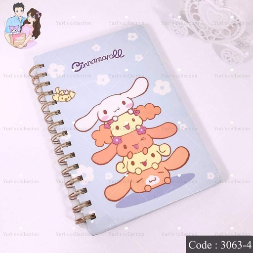 [3063-4] A5 Coil Book \ Cinna 