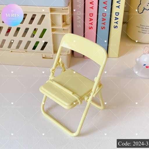 [2024-3] Phone Stand Cute Chair *Yellow*