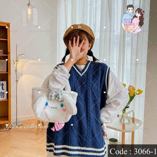 [3066-1] Fluffy Hand Bag \ CM