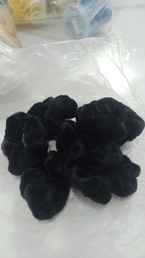 [1037-1] Fluffy Hair Band (Black)