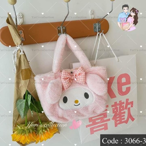 [3066-3] Fluffy Hand Bag \ MM
