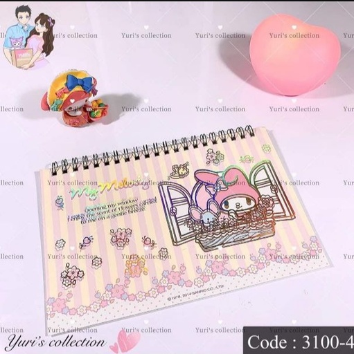 [3100-4] Sanrio Sticker Book \ MyMelody 