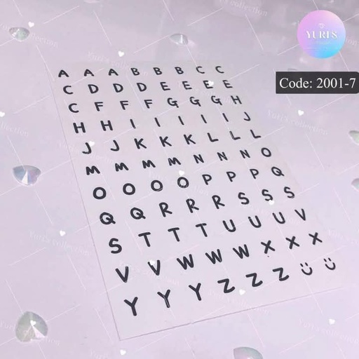 [2001-7] A to Z Sticker