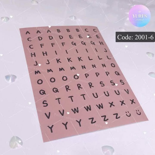 [2001-6] A to Z Sticker