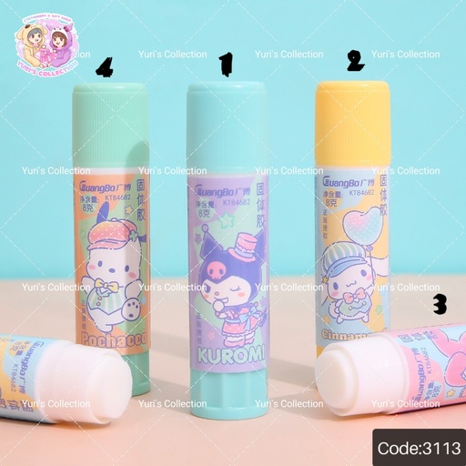 [3113-1] Sanrio Glue Stick / Kuromi 