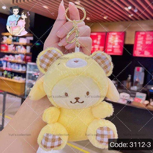 [3112-3] Plush Keychain / PomPompurin 