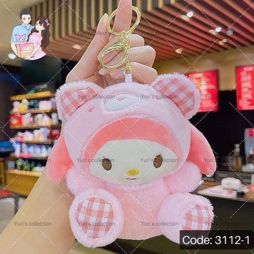 [3112-1] Mymelody Plush Keychain