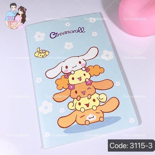 [3115-3] Sanrio A5 Notebook