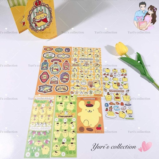 [3118-4] Sticker Set \ *PomPom*