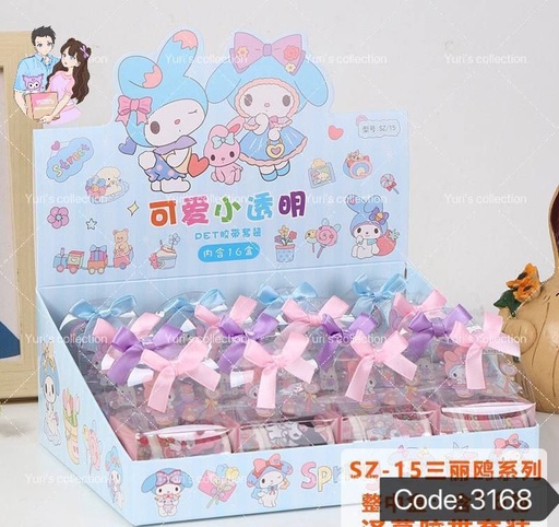 [3168-1] Sticker Tape \ Blue Ribbon 
