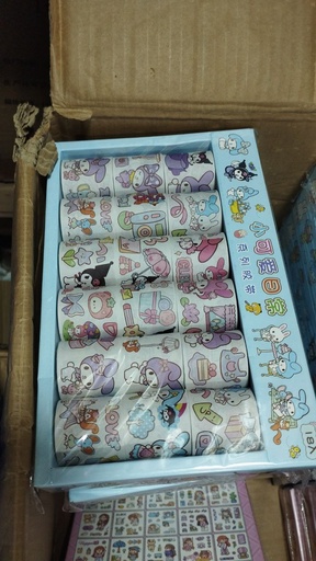 [3165-2] Sanrio Washi Tape set (18 pcs)