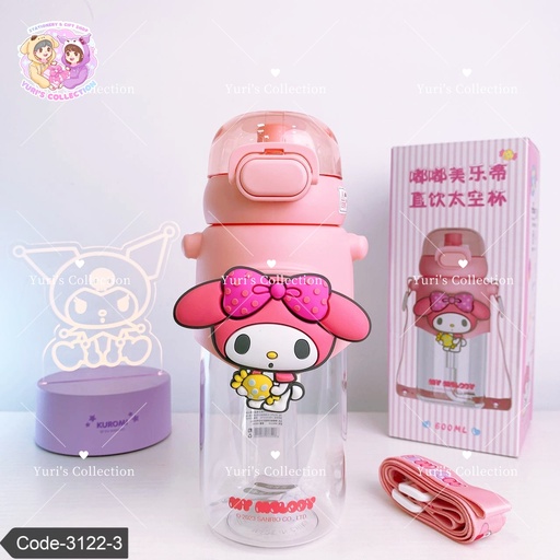 [3122-3] Water Bottle License 600 ML \ MyMelody 