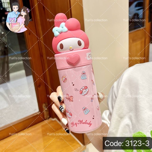 [3123-3] License Insulated Water Bottle 350 ML \ MyMelody 