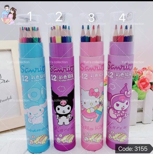 [3155-2] Color Pencil 12pcs \ KM