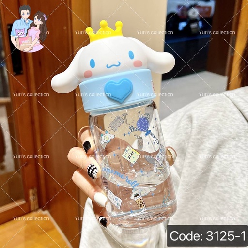 [3125-1] Glass Water Bottle 360mL \ CM