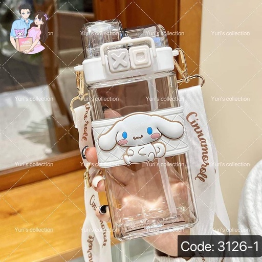 [3126-1] License Water Bottle 520mL\ CM (White)