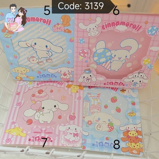 [3139-7] Cinnamon NoteBook(Pink)