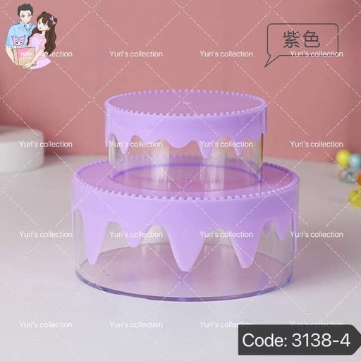 [3138-4] Cream Cake \ Purple 