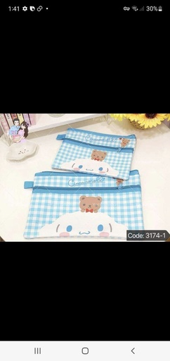 [3174-1/A5] Cinnamon A5 Zip Bag
