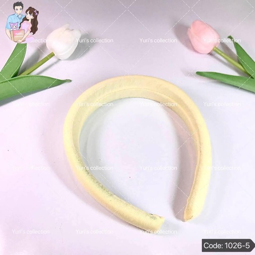 [1026-7] Headband \ *Yellow*