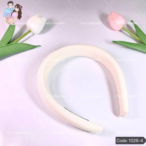 [1026-8] Headband \ *White*
