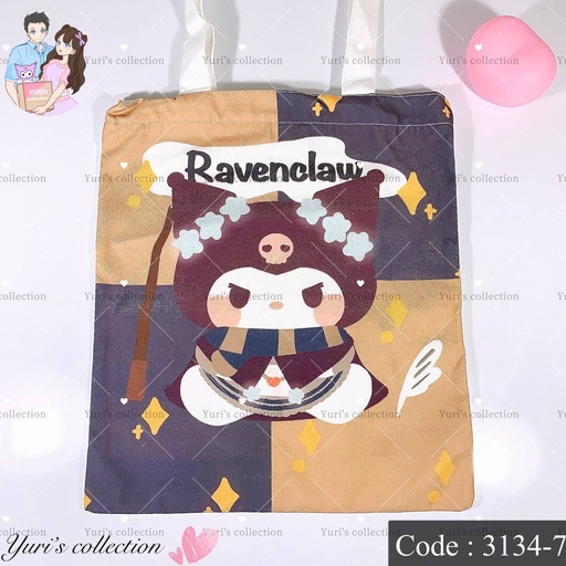 [3134-7] Kuromi Tote Bag (Zip)