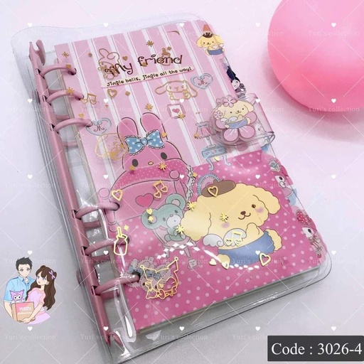 [3026-4] Sanrio Budget Binder Book/ PP