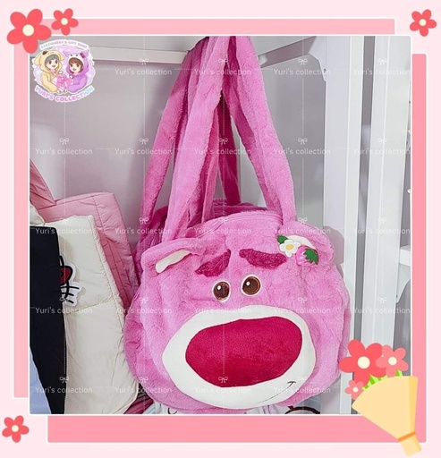 [3149-1] Fluffy Shoulder Bag \ Lotso