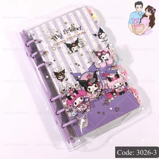 [3026-3] Sanrio Budget Binder Book/ KM