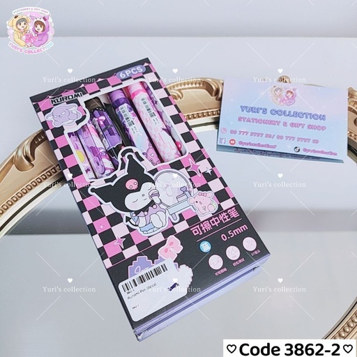 [3862-2] Erasable Pen \ KM (6pcs)