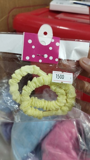 [3869-1] Hair Band Pack (2pcs Yellow)