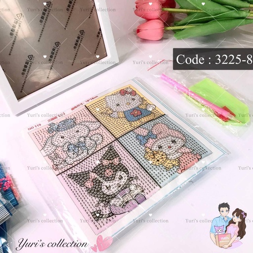 [3225-8] Sanrio Diamond Paintings(Mix)