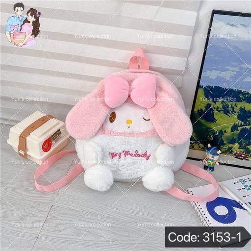 [3153-1] Fluffy Backpack \ MyMelody 