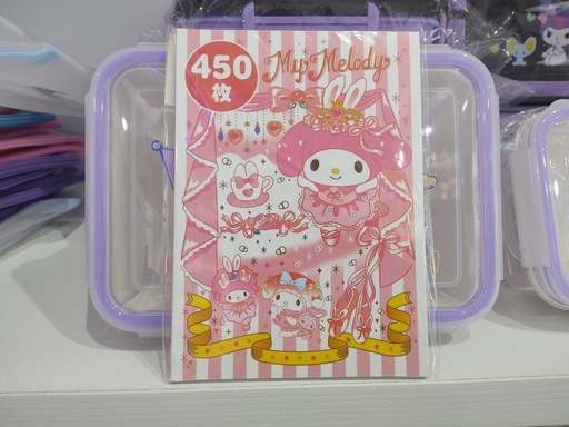 [3882-3] Mymelodys Book Sticker (450pcs)Pink