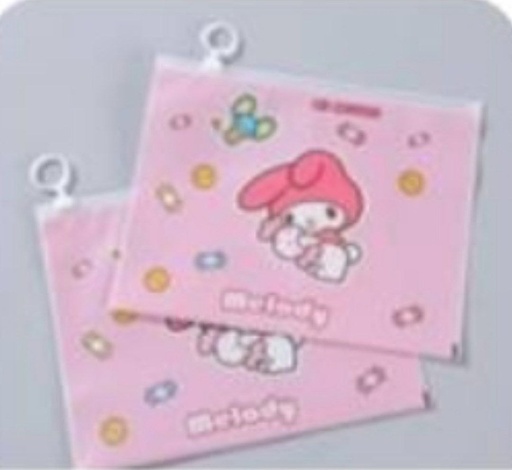 [3865-6] MyMelody Zip Bag Pink (Small)