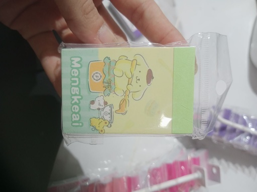 [3424-9]  PomPom mini sticker Book (50pcs)