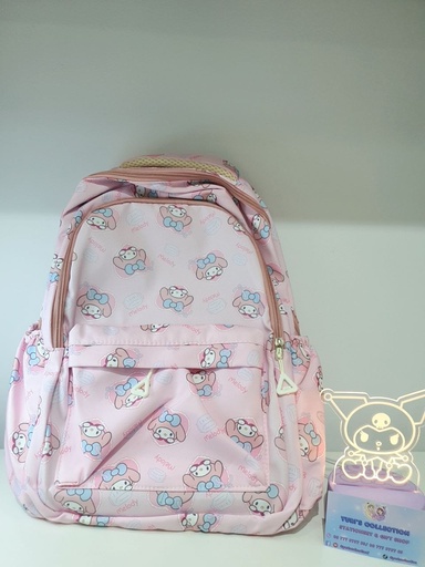 [3878-12] WaterProof Backpack With Pencil Case \ MyMelody 