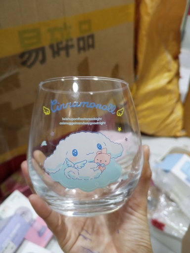 [3395-3] Glass Cup \ Cinnamon 