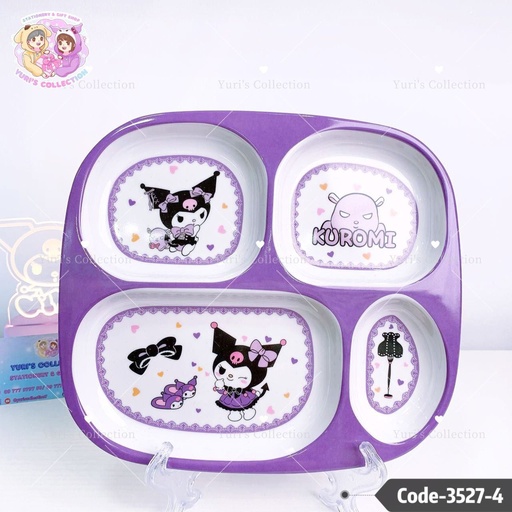 [3527-4] Melamine Purple \ Kuromi 