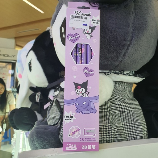 [3890-1] Kuromi Pencil 2B (12pcs)
