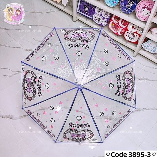 [3895-3] Kuromi Umbrella Clear Color